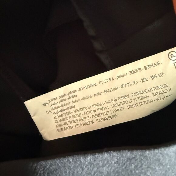 Zara Women’s High Waist Black Wide Leg Dress Casual Pull On Pants Size Small - Picture 7 of 7